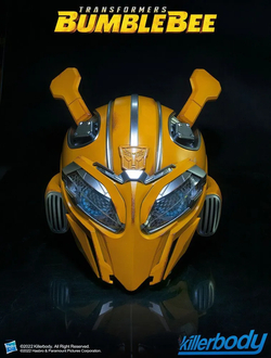 Шлем электронный трансформер Bumblebee. Игрушка-трансформер для ролевых игр и косплея Killerbody