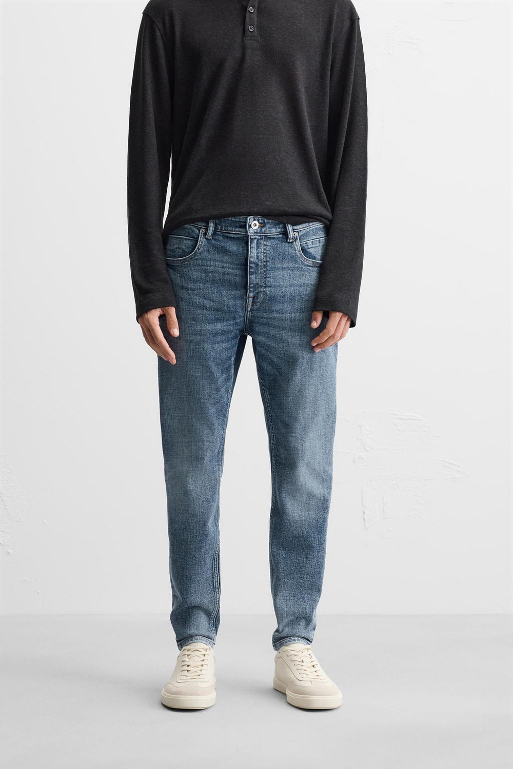 Джинсы cropped skinny