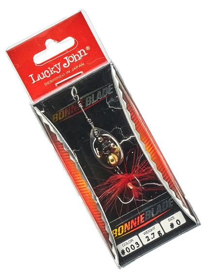 Блесна вращающаяся Lucky John BONNIE BLADE 00 02.7г 003 в блистере