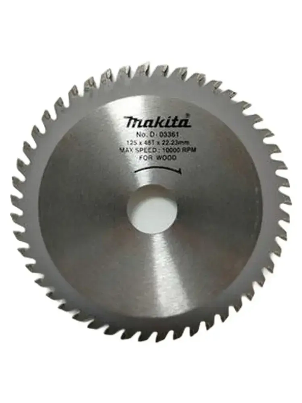 Диск пильный 125x22.23 мм, 48 зуб. MKTA по дереву