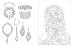 Little Mistresses. Coloring Book