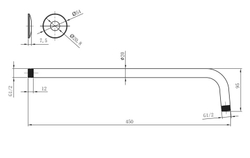 Держатель для лейки LM8030C