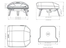 Газовая печь для пиццы Ooni Koda 16 (на 1 пиццу)