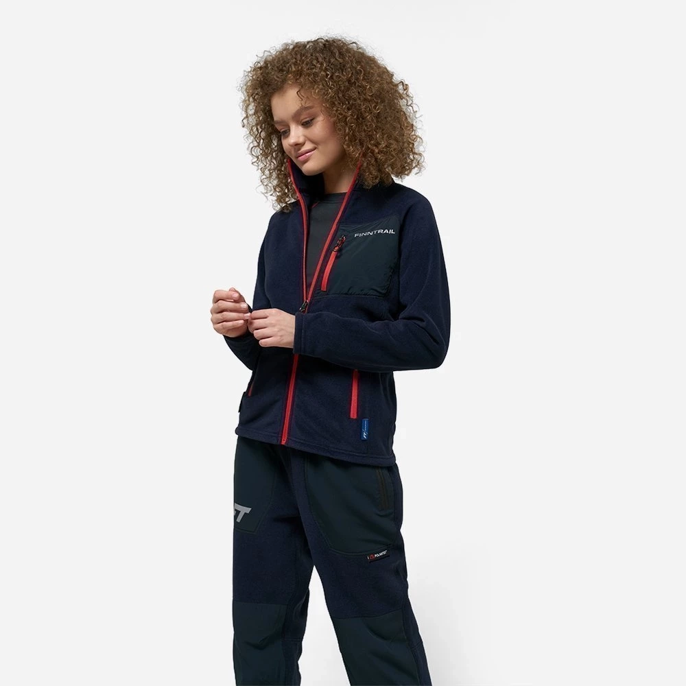 КУРТКА FINNTRAIL ФЛИСОВАЯ ЖЕНСКАЯ POLAR 1396