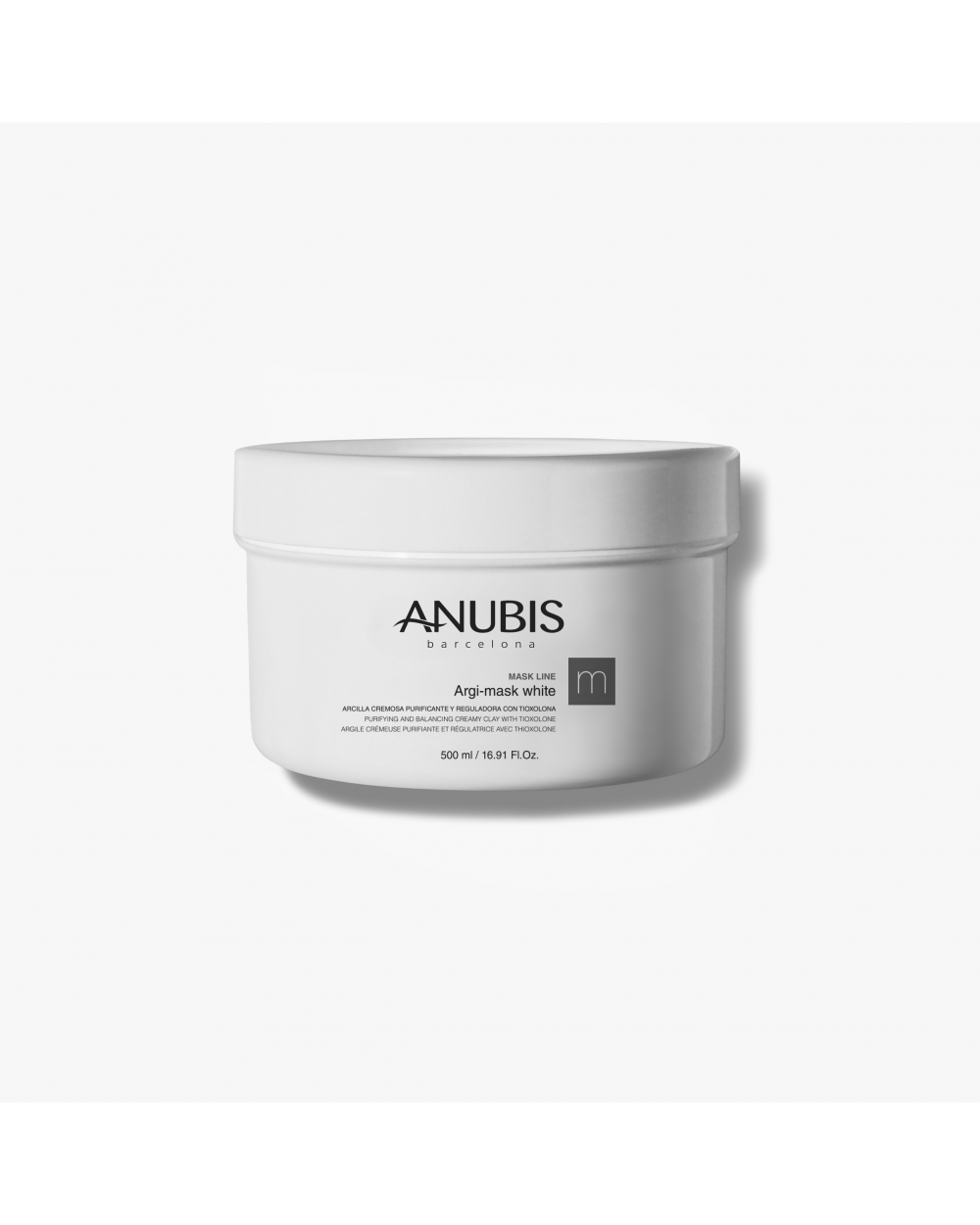 Очищающая маска с тиоксолоном и белой глиной | ANUBIS ARGI-MASK WHITE