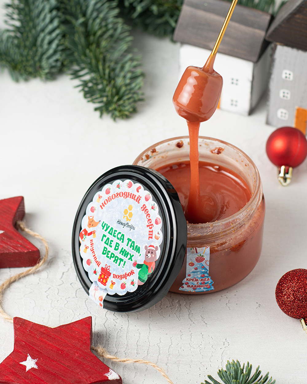 Новогодний медовый десерт (медовое суфле)