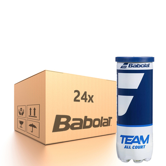 Упаковка теннисных мячей Babolat Team All Court - 24 x 3B