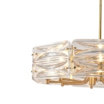 Люстра на штанге Indigo ZAFFIRO 12046/8P Brass V000499