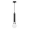 Подвесной светильник Lumina Deco Folino LDP 7012-1B BK+CHR