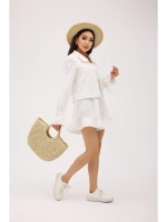 Костюм летний двойка с шортами и рубашкой