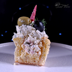 Ветчина и Сыр. Начинка Закусочного Капкейка. Кондитерская Sweet Visors | Сладкие Козырьки Светланы Дегтеревой