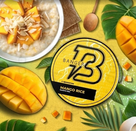 Табак для кальяна Banger Mango Rice (Манго с рисом), 25 гр.