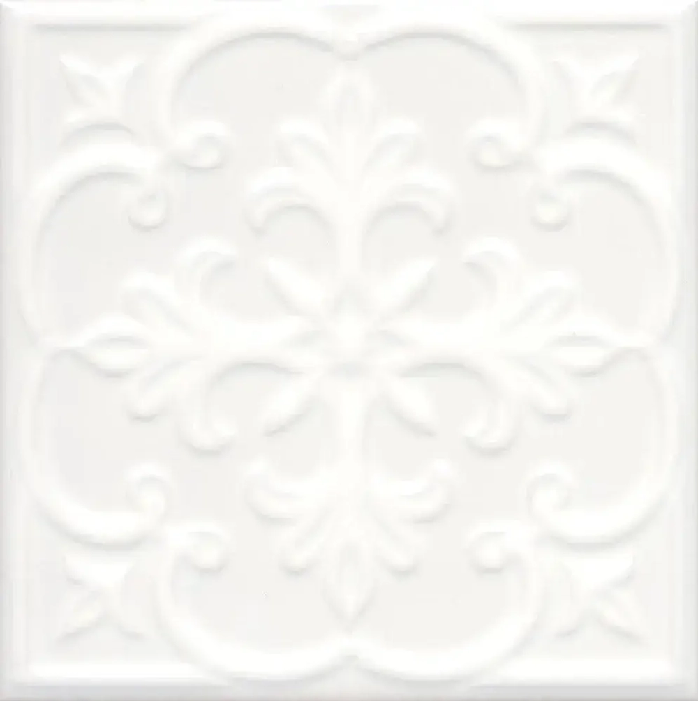 Плитка керамическая настенная Kerama Marazzi Суррей белый глянцевый 20x20см 22шт. (0,88 м2) для ванной, для кухни