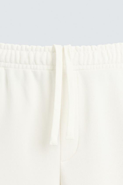 ZARA ДЖОГГЕРЫ WIDE-FIT, ЖЕЛТОВАТО-БЕЛЫЙ