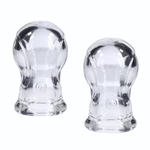 Прозрачные вакуумные зажимы на соски Tweak Nipple Sucker Set (Цвет: прозрачный)