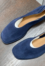 Балетки // Inky Blue // Suede
