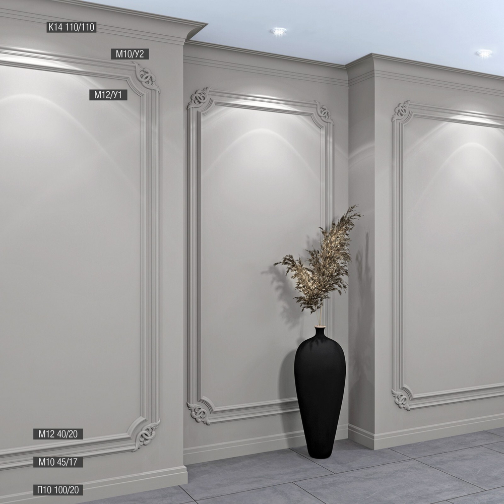 bello deco Молдинг XPS М 12 (40x20) 00-00004593