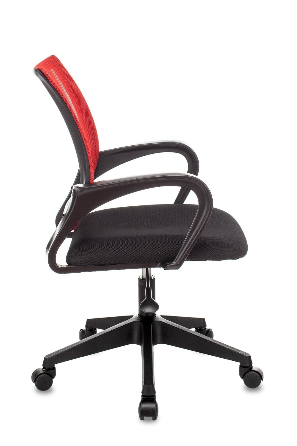 Кресло офисное TopChairs ST-Basic сетка/ткань красный