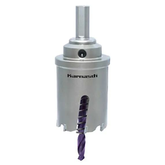 Коронка с твердосплавными напайками Karnasch в сборе Power-Max 60 Ø25×60 мм, арт. 20.1121-025