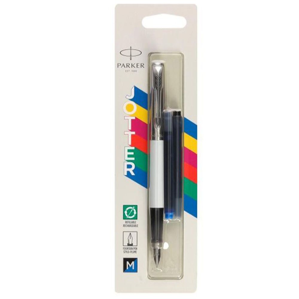 Ручка перьевая Parker Jotter Original F60 White (2096871)