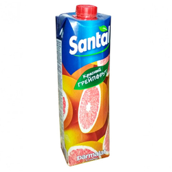 Напиток Красный грейпфрут «SANTAL» - 1 л