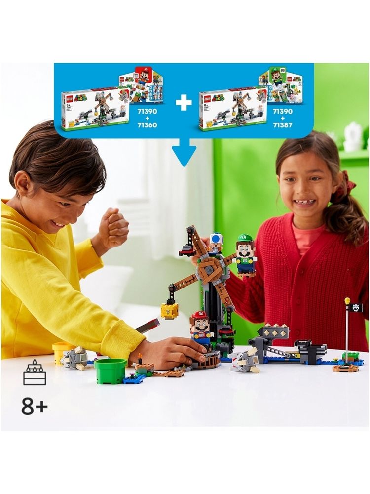 Конструктор LEGO Super Mario 71390 Дополнительный набор &quot;Нокдаун резноров&quot;