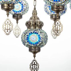 Citilux Каир CL419186 Люстра подвесная Мозаика Синяя