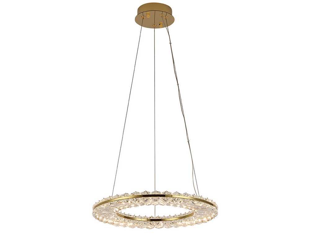 Подвесная светодиодная люстра Newport CRYSTAL 8241/400 gold NEW, М0066843