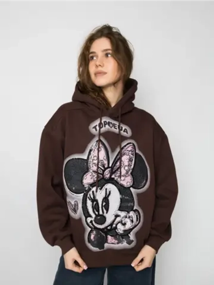 Толстовка утепленная с капюшоном