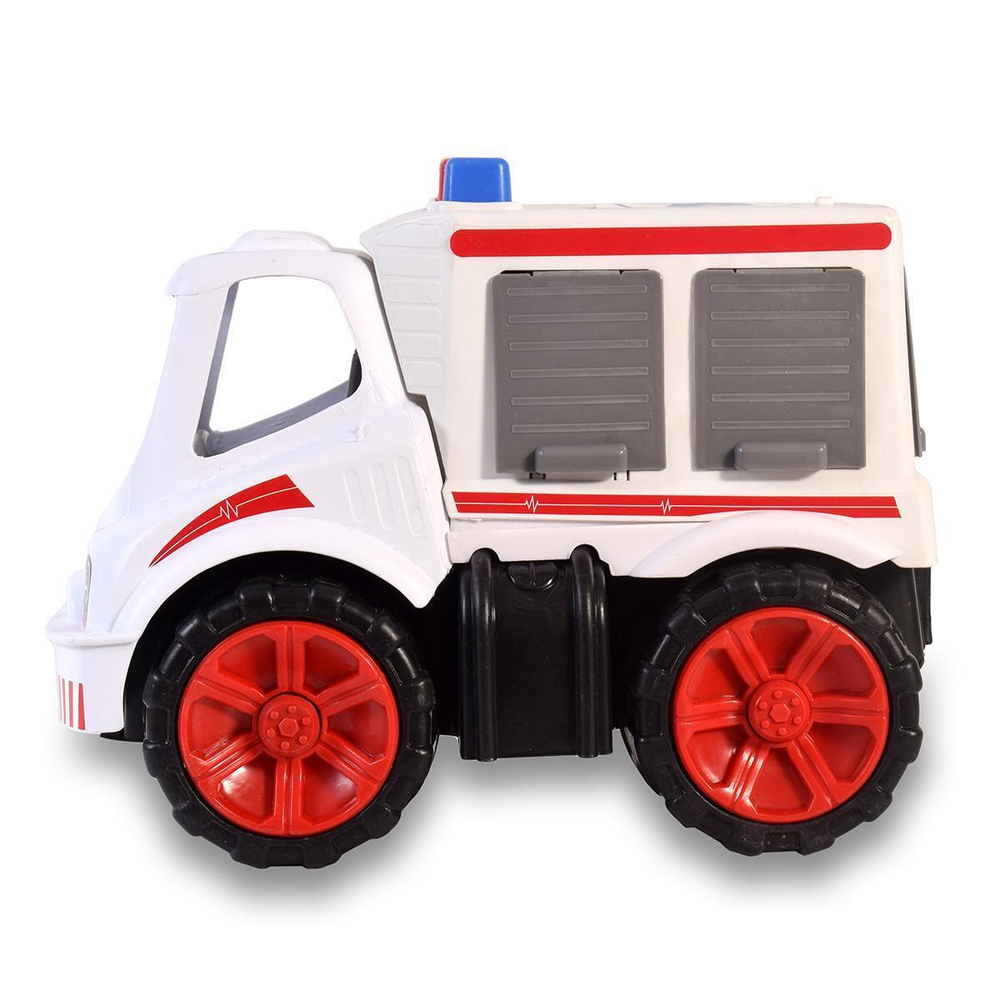 Пластмассовая игрушечная машина Toy Bibib "Скорая помощь" (29*19*23 см), сетка