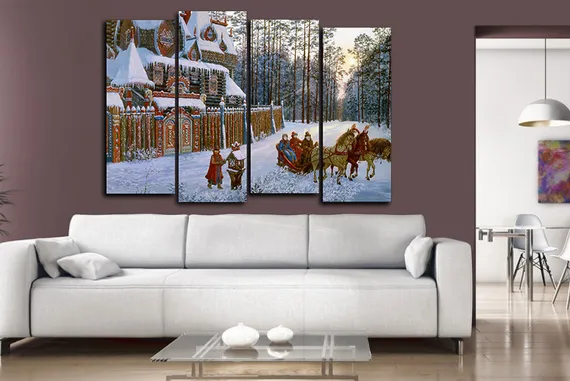 Модульная картина "Русь матушка"