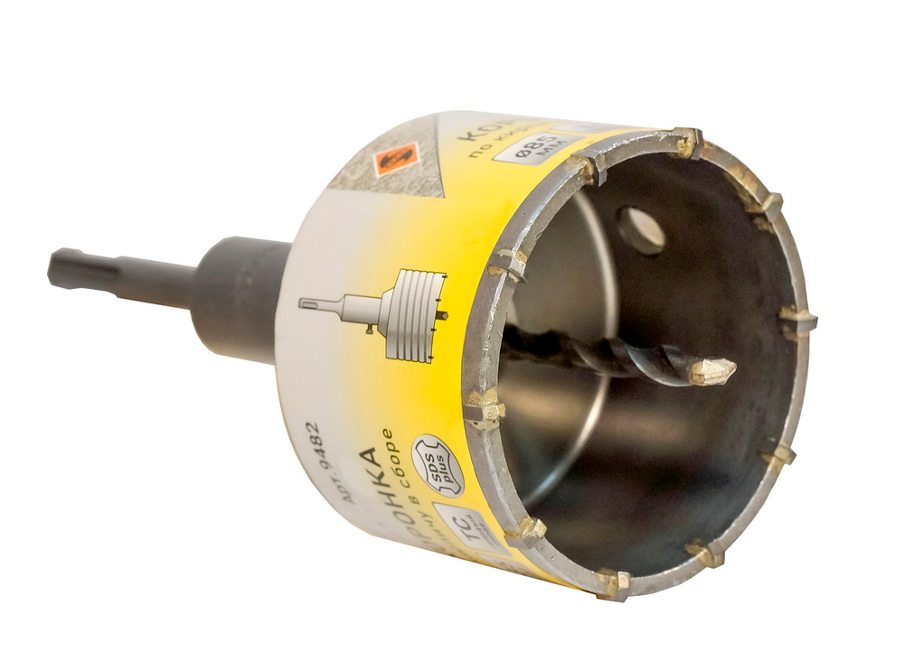 Коронка SDS+ 85х50 ТС д/кирп в сборе
