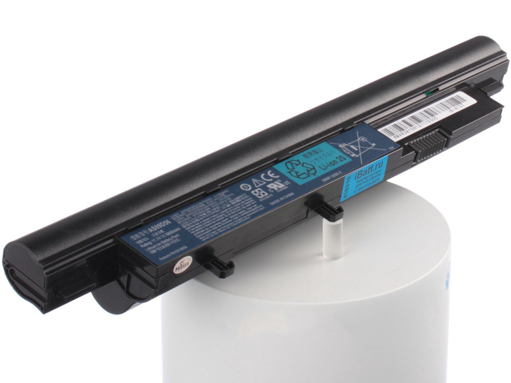 Аккумулятор iBatt 6600mAh, для Aspire TimeLine 5810TG Timeline 4810T 4810TG 5810TZ 3810TG-354G32i 5410T 4410-722G25Mn