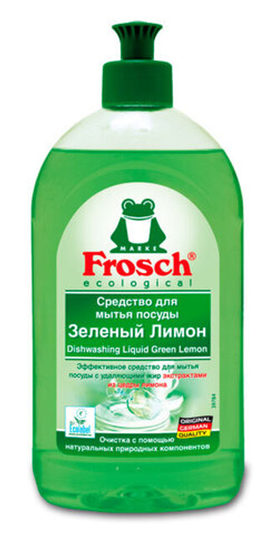 Гель для посуды Frosch Зеленый лимон 0,5 л