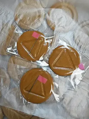 Игра в кальмара печенье дальгона, 4 шт.