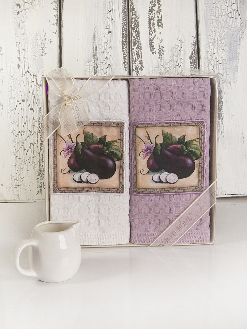 Набор кухонных полотенец 2шт 50x70 Tivolyo home Patlicanlar