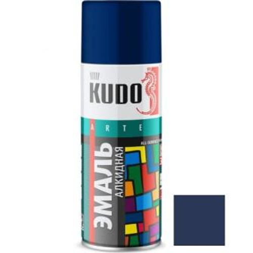 Эмаль аэрозольная KUDO 10113 универсальная темная синяя (0,52л)