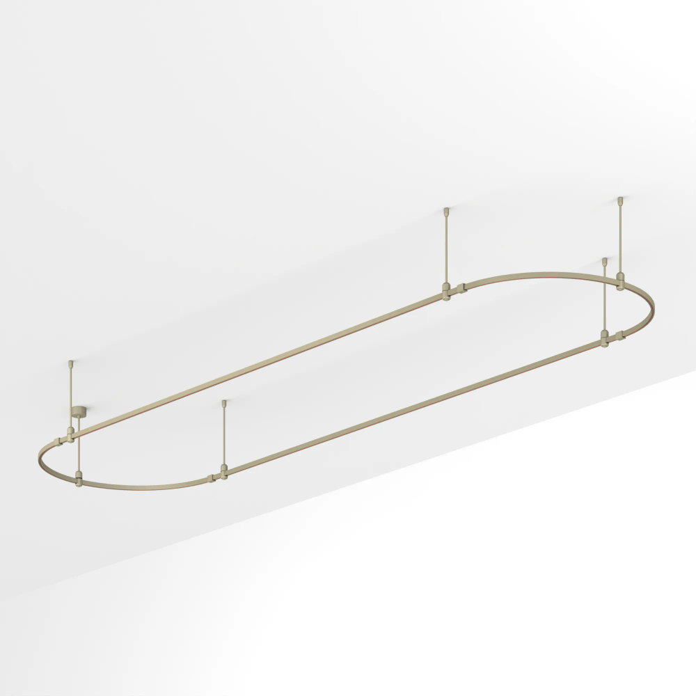 Основание ART-APRIORI-OVAL-ROD-400-4000x1000 (OG) (Arlight, IP20 Металл, 3 года) 054404