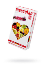 Презервативы "Masculan, 1 Ultra Tutti-Frutti" ароматизированные, 10 шт.