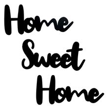 Деревянная табличка &quot;Дом милый дом. Home Sweet Home&quot; (Черная)
