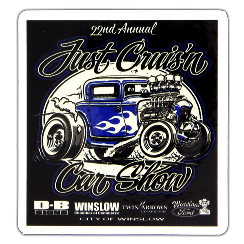 Наклейка Just Cruis'n Car Show