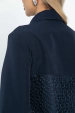 Костюм с брюками Ксанти НЬЮ (синий) К14502-3М LT Collection