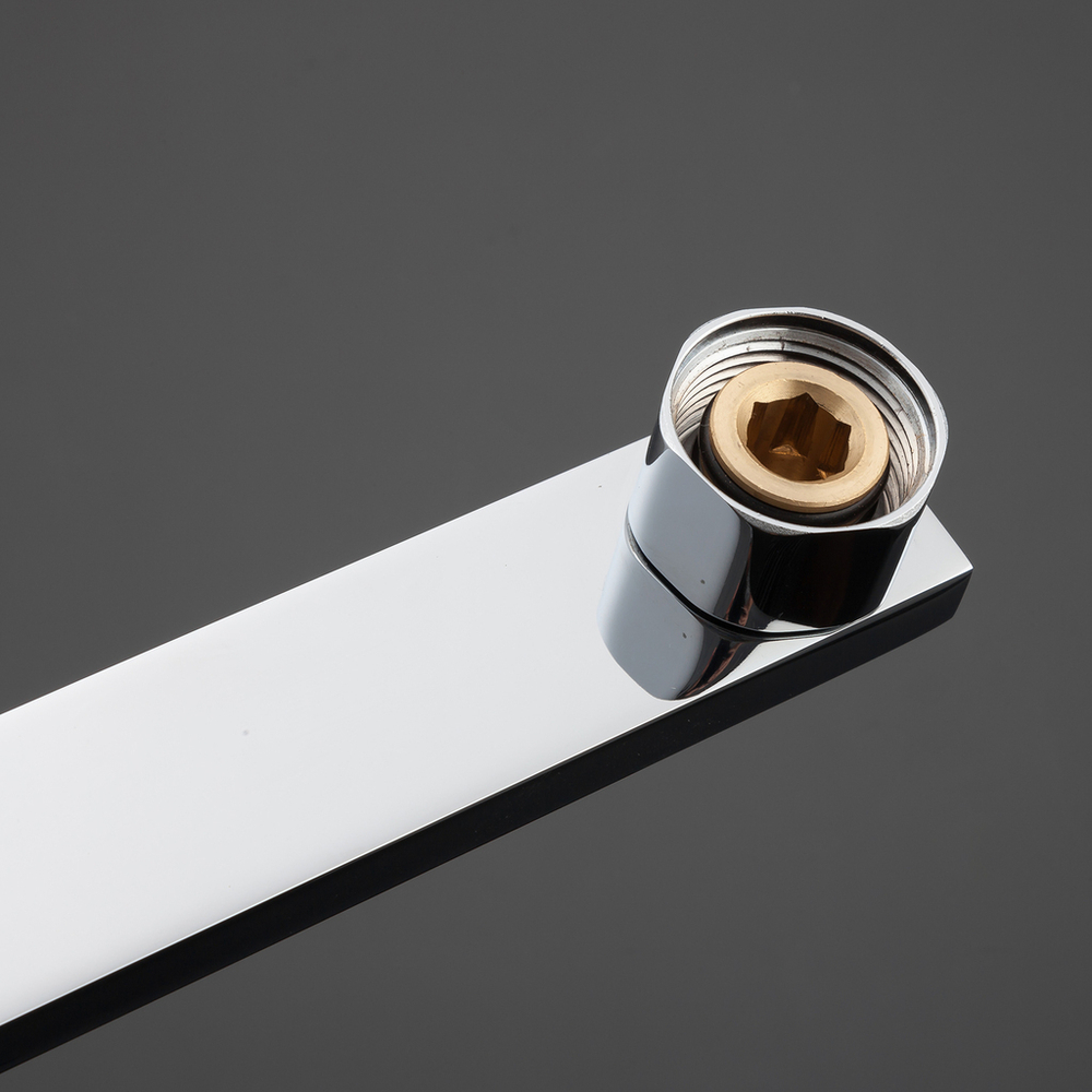 Смеситель для ванны и раковины 35к G2207-7 GAPPO див корп L-нос, БЕЛЫЙ-ХРОМ