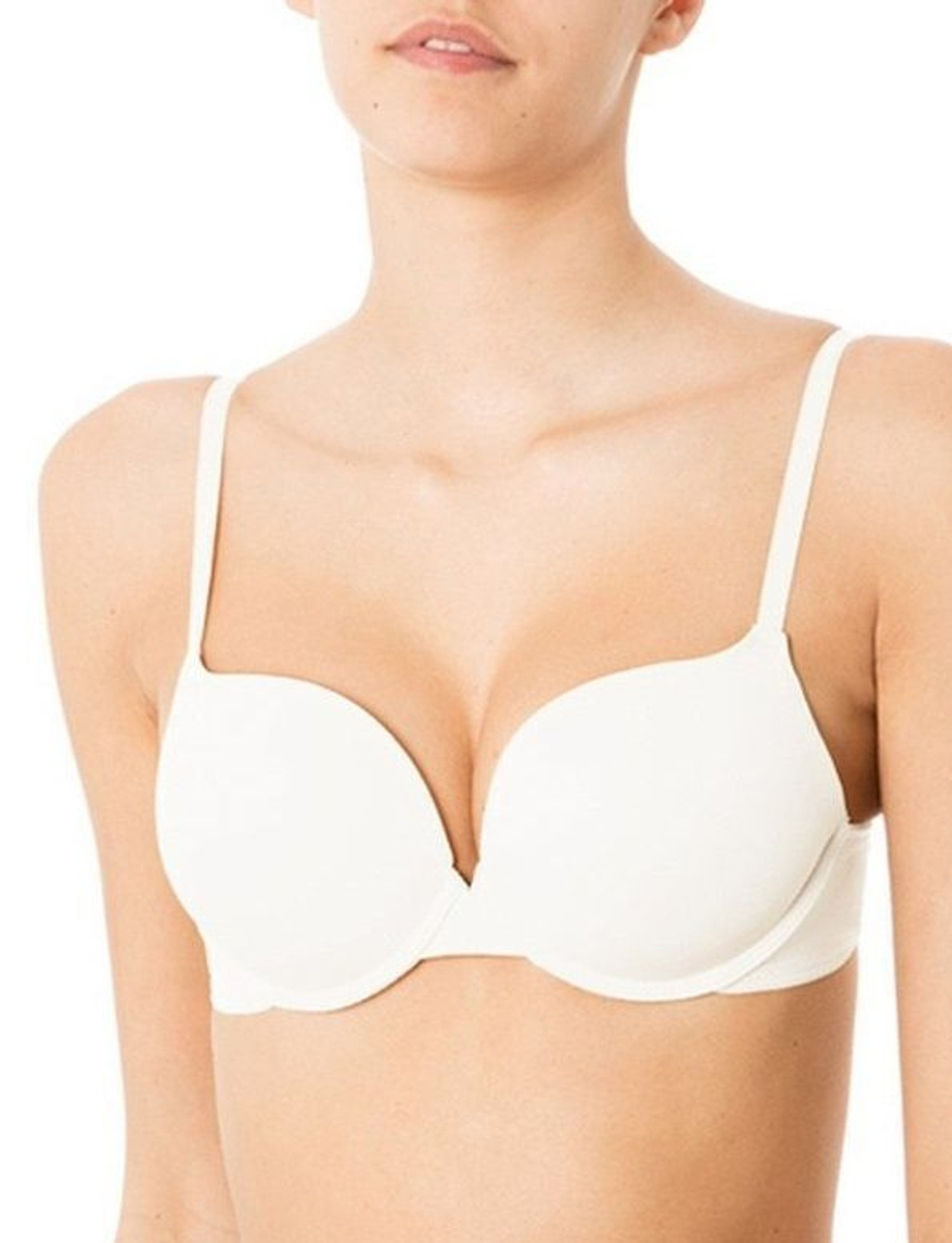 Бюстгальтер-максимайзер из микрофибры (Размер: 4B) (Цвет: телесный)