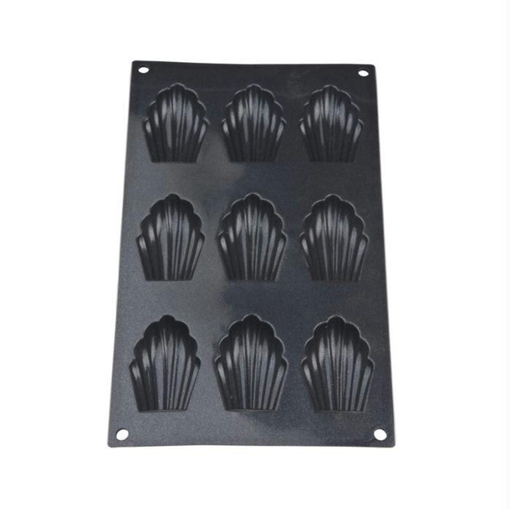 Форма для выпечки печенья "Мадлен" силиконовая на 9 ячеек Patisse Starflex 29х17х1.5 см