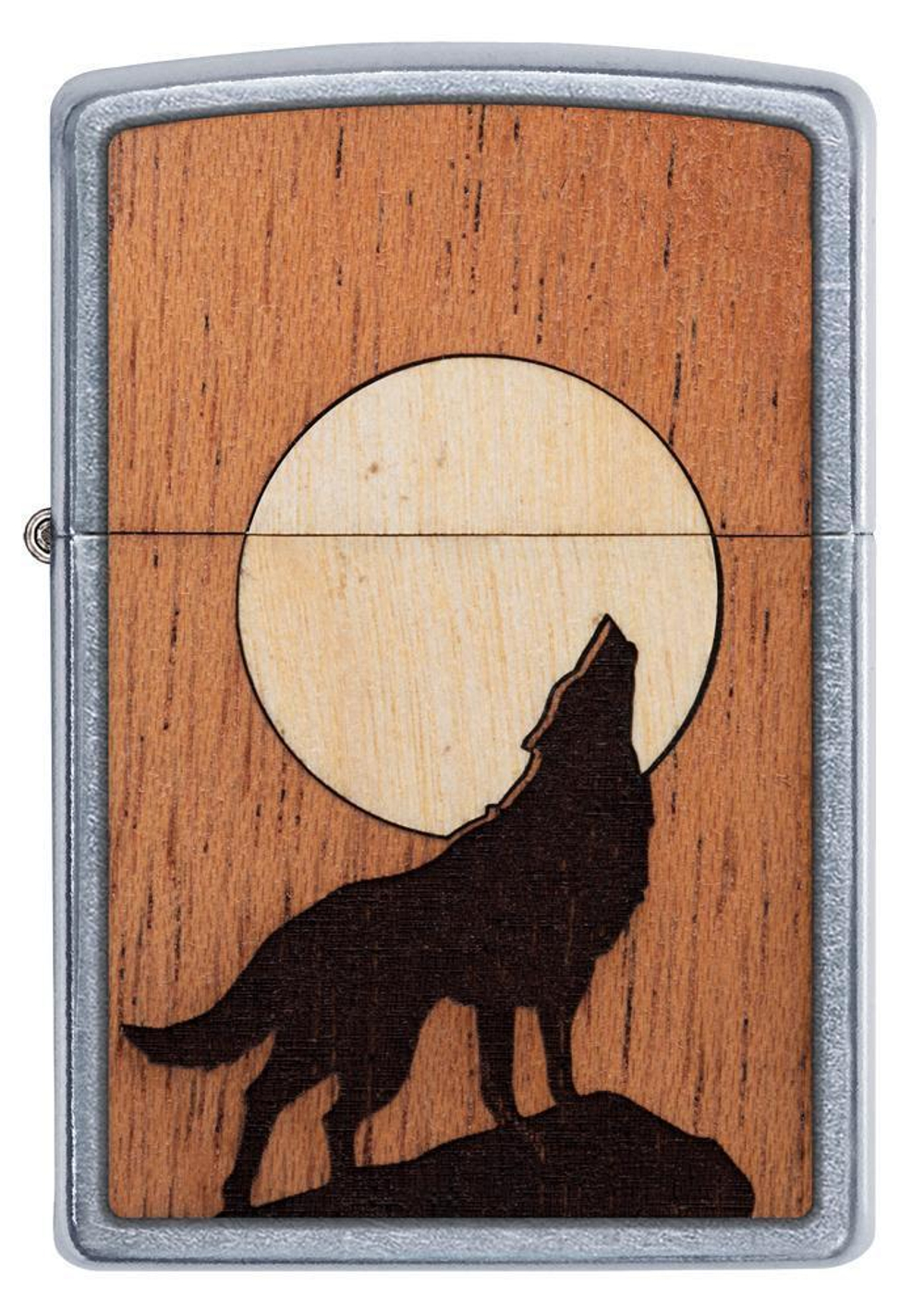 Зажигалка WOODCHUCK USA Howling Wolf ZIPPO 49043