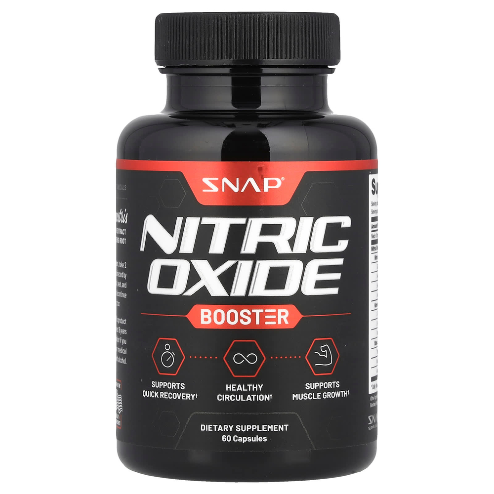 Snap Supplements, Усилитель оксида азота, 60 капсул