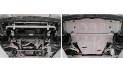 Защита радиатора Rival для Mercedes-Benz GLE W166 (V - 2.1D) (250d) 2015-2018/Mercedes-Benz GLE W166 (V - 3.0) (400) 2015-2018/Mercedes-Benz GLE W166 (V - 3.0D) (350d) 2015-2018/Mercedes-Benz GLE Coupe (V - 3.0) (400, 450AMG) 2015-2019/Mercedes-Benz GLE Coupe (V - 3.0D) (350d) 2015-2019, штампованная, алюминий 4 мм, с крепежом, 333.3929.1