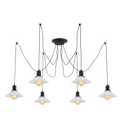 Citilux Эдисон CL451062 Люстра паук Венге