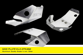 Skid plate KLX250 4mm SLV